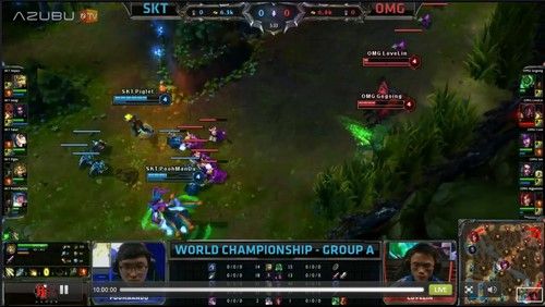 Zoom三杀格温全场乱剪 大哥两遭单杀炸线 乐言队1-0Uzi队